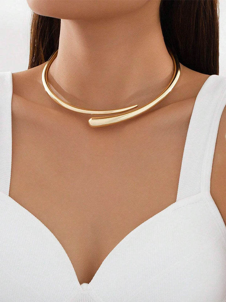 Minimalist Waterfall Design Open Choker