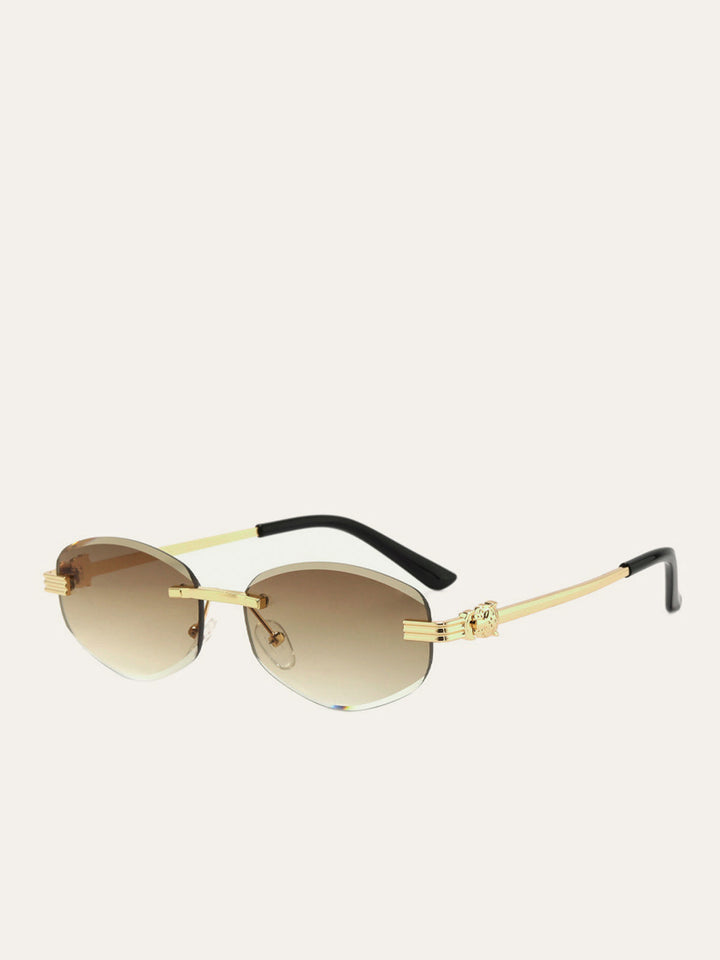 Premium Rimless Sunglasses with Gradient – UV Protection & Lightweight
