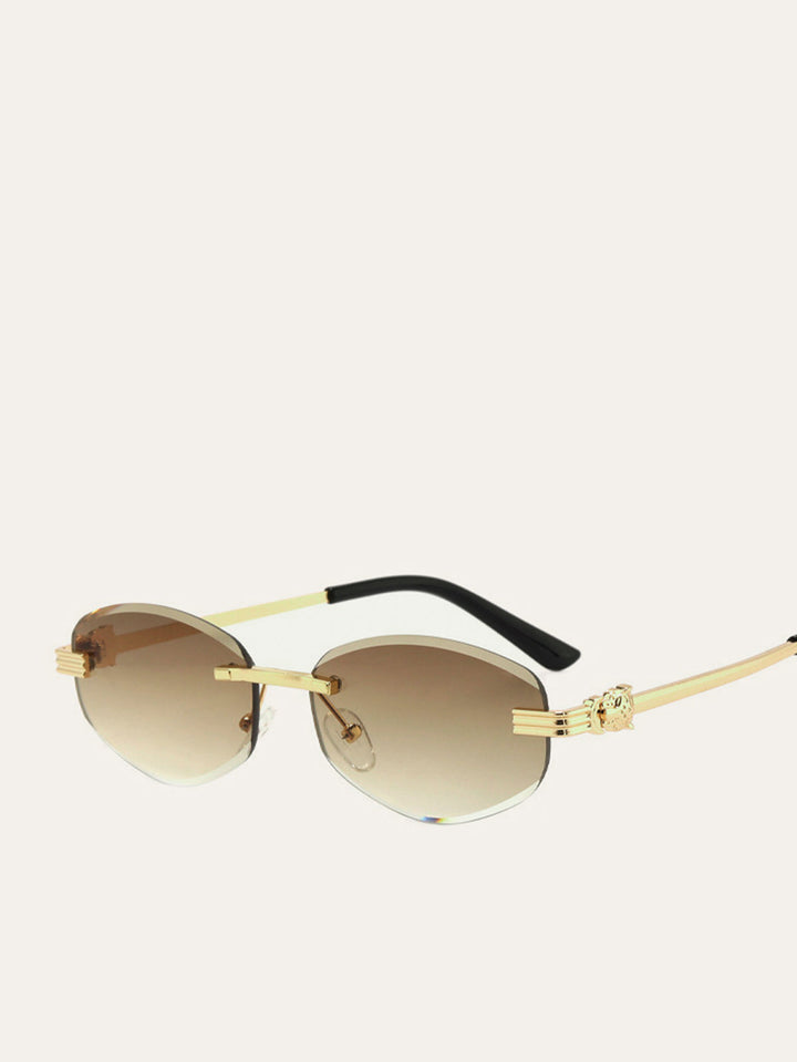 Premium Rimless Sunglasses with Gradient – UV Protection & Lightweight