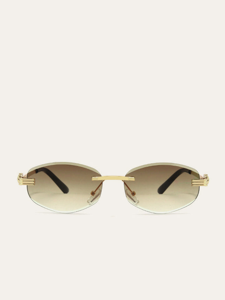 Premium Rimless Sunglasses with Gradient – UV Protection & Lightweight
