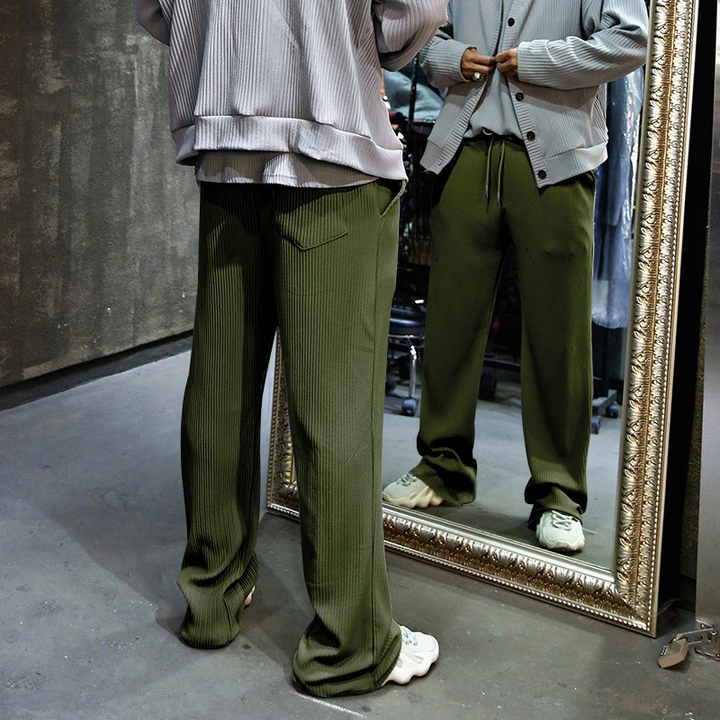 Pantalon chino homme - chinos côtelés élégants pour occasions décontractées et formelles