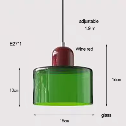 Bauhaus-Hängelampe – Stilvolle Pendelleuchte Für Esstisch & Wohnzimmer, Glas & Eisen, Retro-Design 10