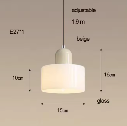 Bauhaus-Hängelampe – Stilvolle Pendelleuchte Für Esstisch & Wohnzimmer, Glas & Eisen, Retro-Design 11