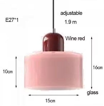 Bauhaus-Hängelampe – Stilvolle Pendelleuchte Für Esstisch & Wohnzimmer, Glas & Eisen, Retro-Design 18