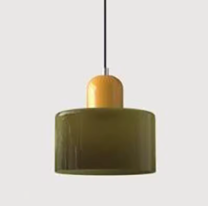 Bauhaus-Hängelampe – Stilvolle Pendelleuchte Für Esstisch & Wohnzimmer, Glas & Eisen, Retro-Design 19