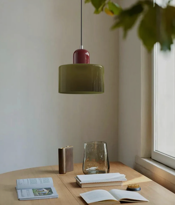 Bauhaus-Hängelampe – Stilvolle Pendelleuchte Für Esstisch & Wohnzimmer, Glas & Eisen, Retro-Design 2