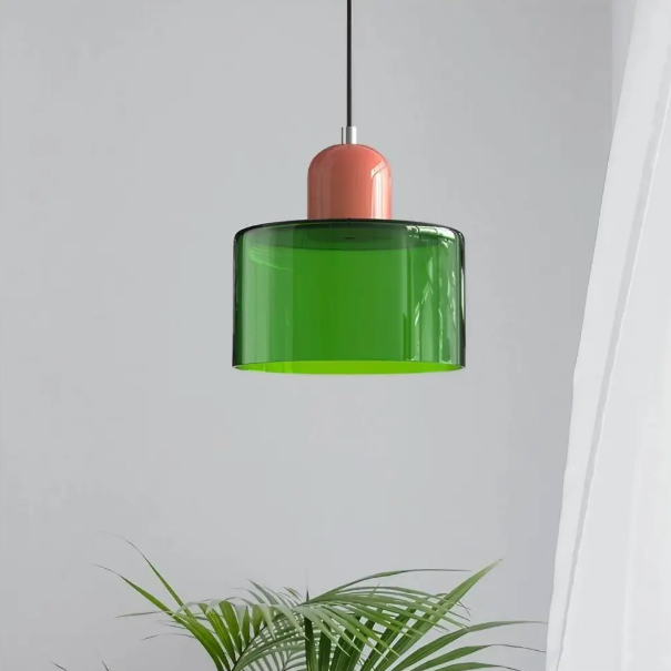 Bauhaus-Hängelampe – Stilvolle Pendelleuchte Für Esstisch & Wohnzimmer, Glas & Eisen, Retro-Design 6