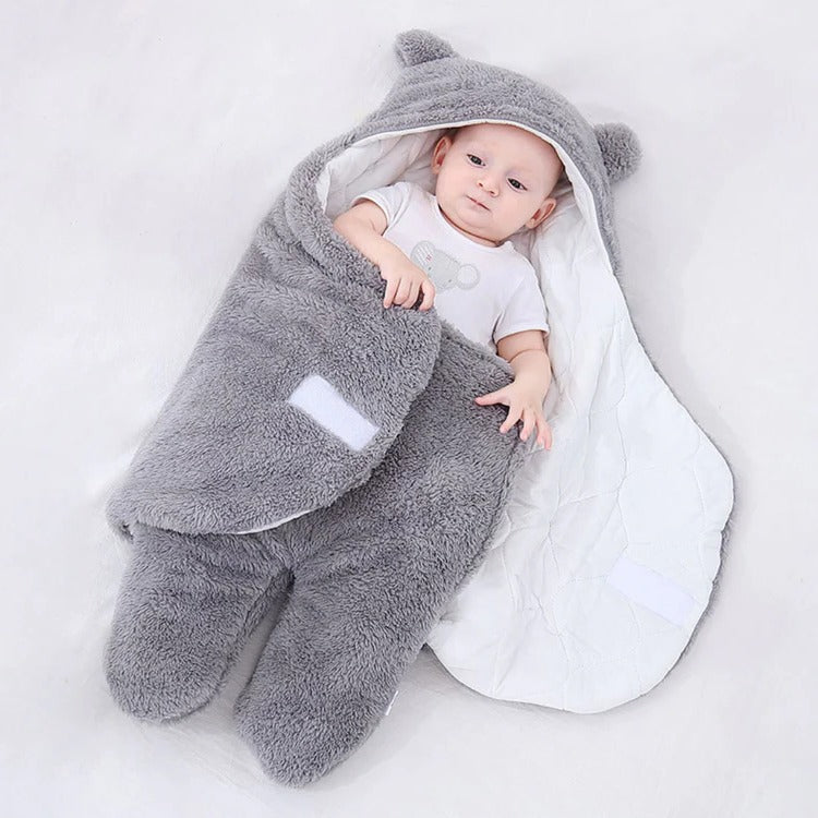 Bequemer Baby-Bär-Schlafanzug für Kleinkinder – Ideal für Zuhause und Unterwegs, Grau, Weiß, Rosa, Khaki 0