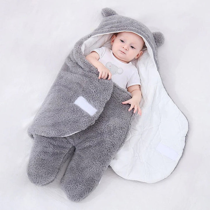 Bequemer Baby-Bär-Schlafanzug für Kleinkinder – Ideal für Zuhause und Unterwegs, Grau, Weiß, Rosa, Khaki 0