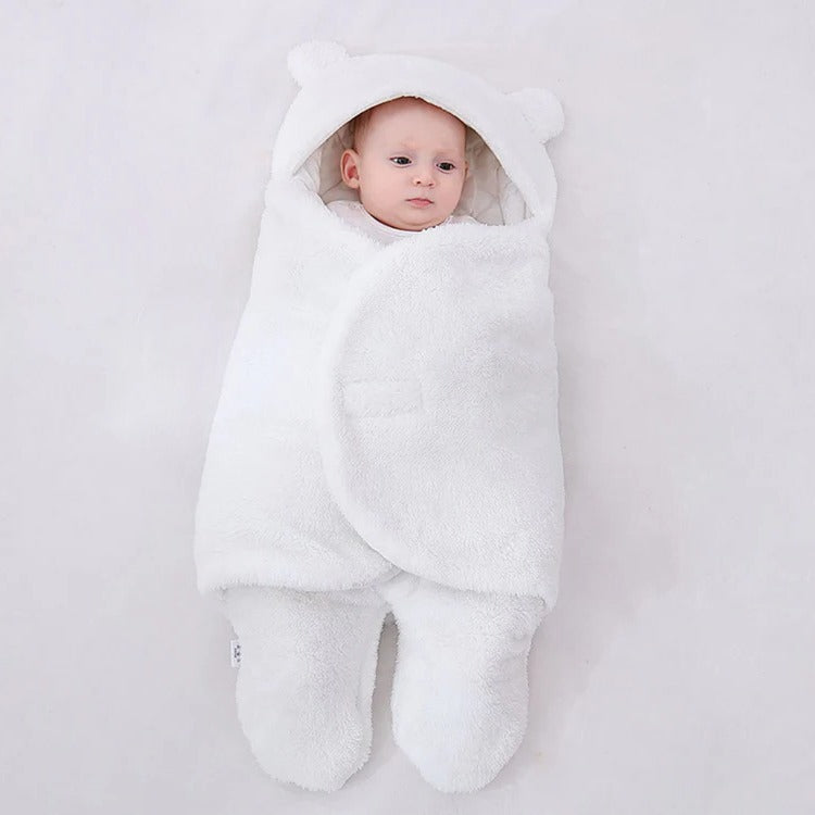 Bequemer Baby-Bär-Schlafanzug für Kleinkinder – Ideal für Zuhause und Unterwegs, Grau, Weiß, Rosa, Khaki 1