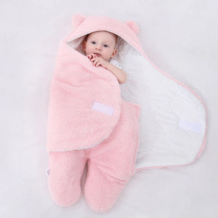 Bequemer Baby-Bär-Schlafanzug für Kleinkinder – Ideal für Zuhause und Unterwegs, Grau, Weiß, Rosa, Khaki 2