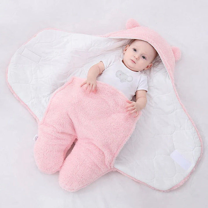 Bequemer Baby-Bär-Schlafanzug für Kleinkinder – Ideal für Zuhause und Unterwegs, Grau, Weiß, Rosa, Khaki 8