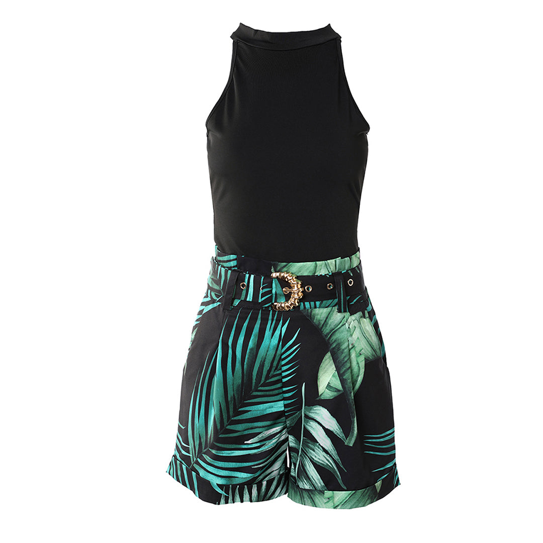 Women's Summer Set – Sleeveless Top & Shorts – Light & Fashionable