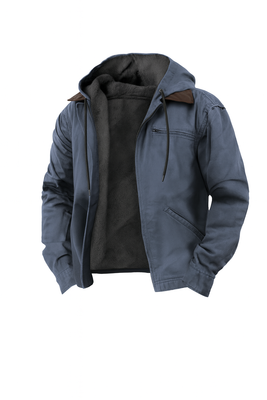 Herren Kapuzenjacke Baumwolle Klassischer Stil