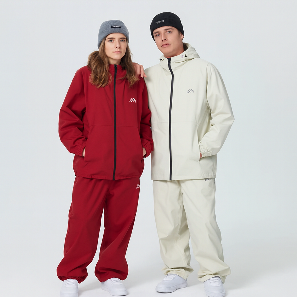 Unisex Skianzug Winterjacke und Hose Wetterfest Funktionsjacke
