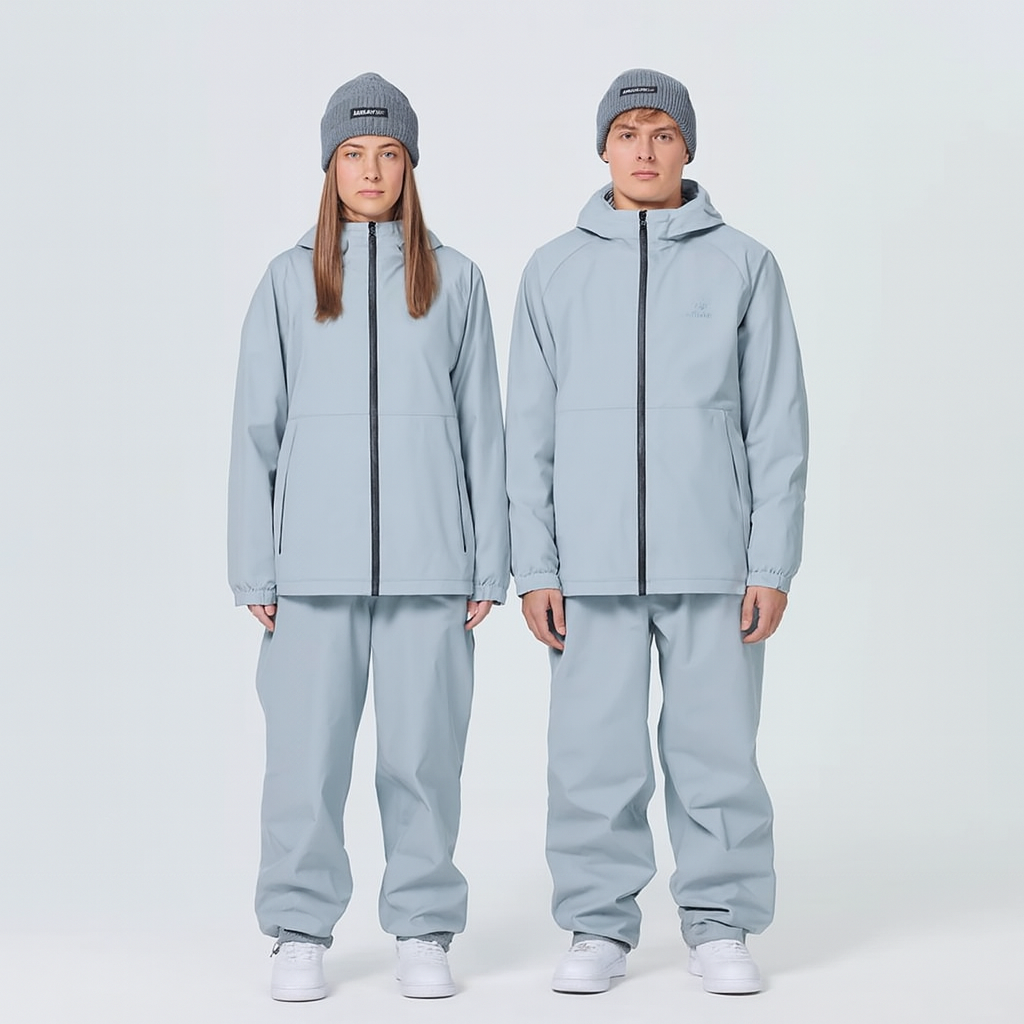 Unisex Skianzug Winterjacke und Hose Wetterfest Funktionsjacke