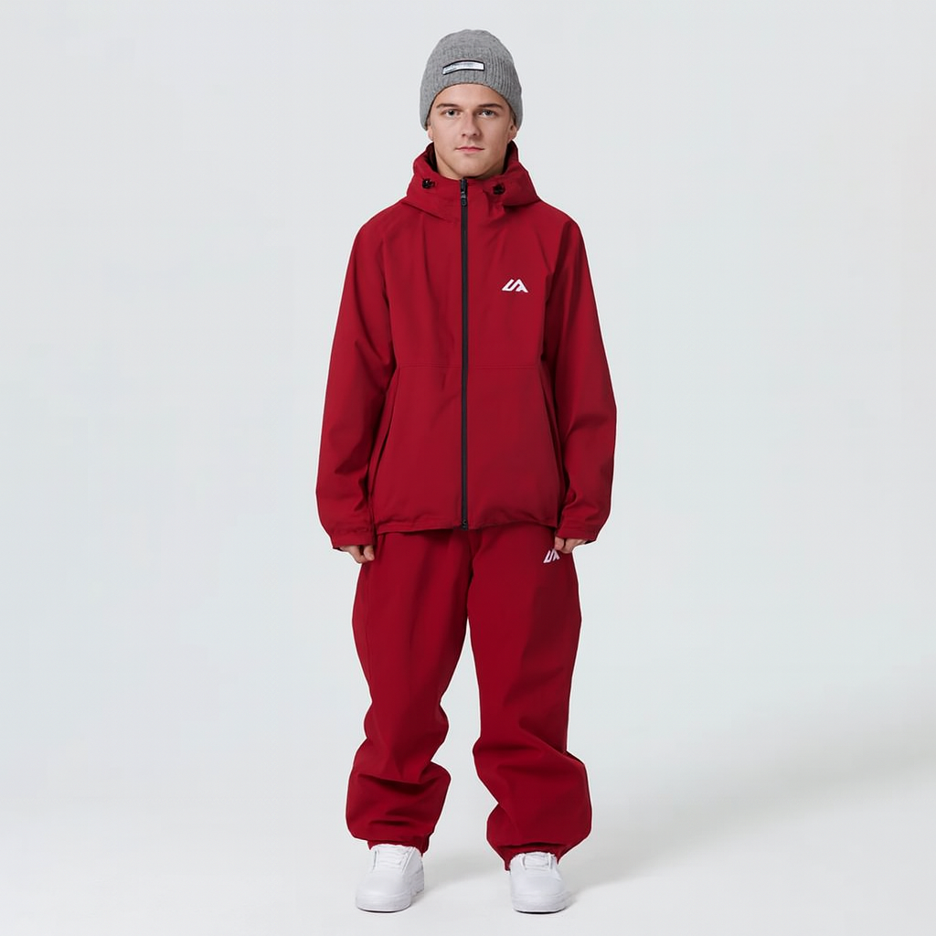 Unisex Skianzug Winterjacke und Hose Wetterfest Funktionsjacke