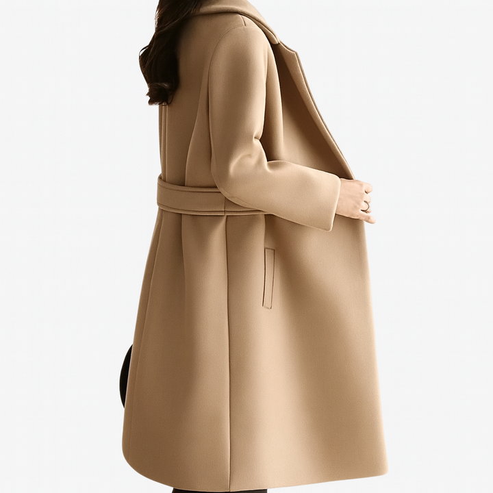 Damen Winterjacke Lange Jacke Warm Elegant