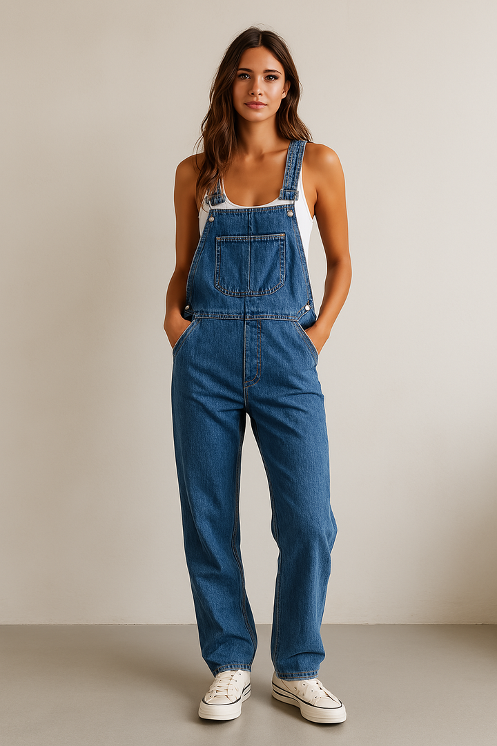 Sommer-Jeanslatzhose für Damen - Bequem und Vielseitig
