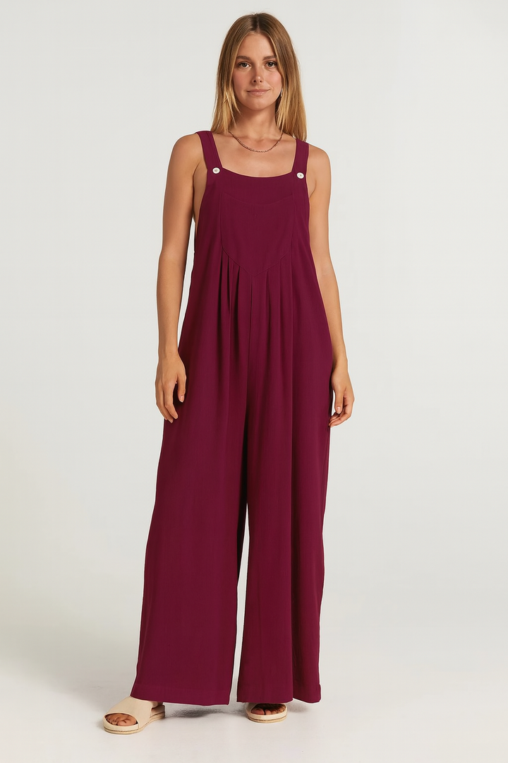 Damen Latzhose aus Baumwollmix – Komfort & Stil vereint