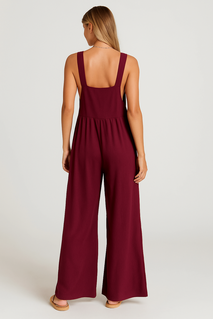 Damen Latzhose aus Baumwollmix – Komfort & Stil vereint