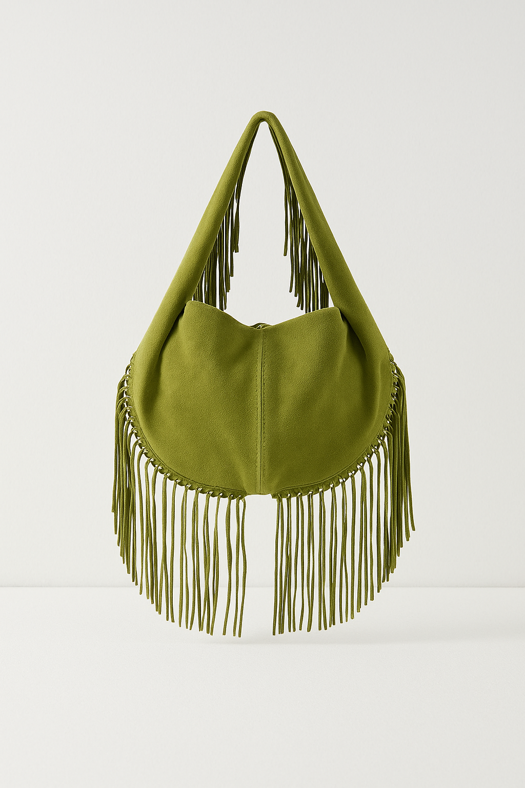Sac de plage Strohtasche – Grande sac en cuir vegan avec des franges