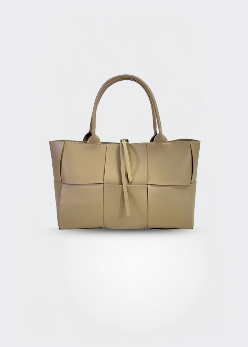 Handtasche Damen – Echt Leder Tasche – Geflochten Design