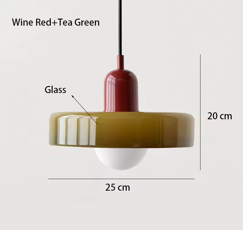 Coco Hängelampe - Skandinavische Pendelleuchte aus Glas für Esszimmer und Wohnzimmer 10