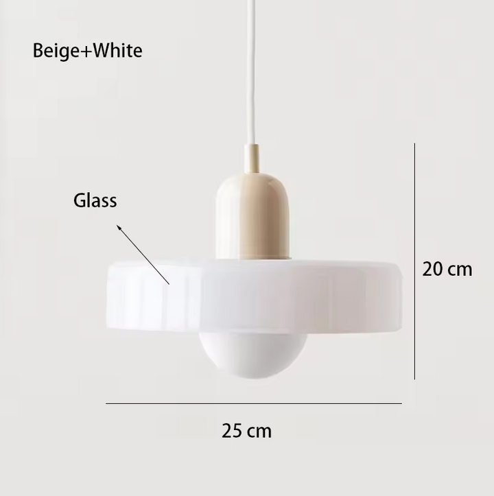 Coco Hängelampe - Skandinavische Pendelleuchte aus Glas für Esszimmer und Wohnzimmer 7