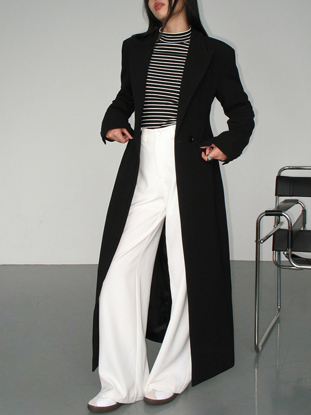 Damen Blazer Mantel Regular Fit