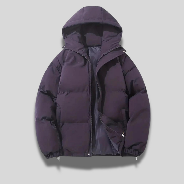 Damen Bomberjacke mit Kapuze Hochwertiger Stoff Stilvolles Design