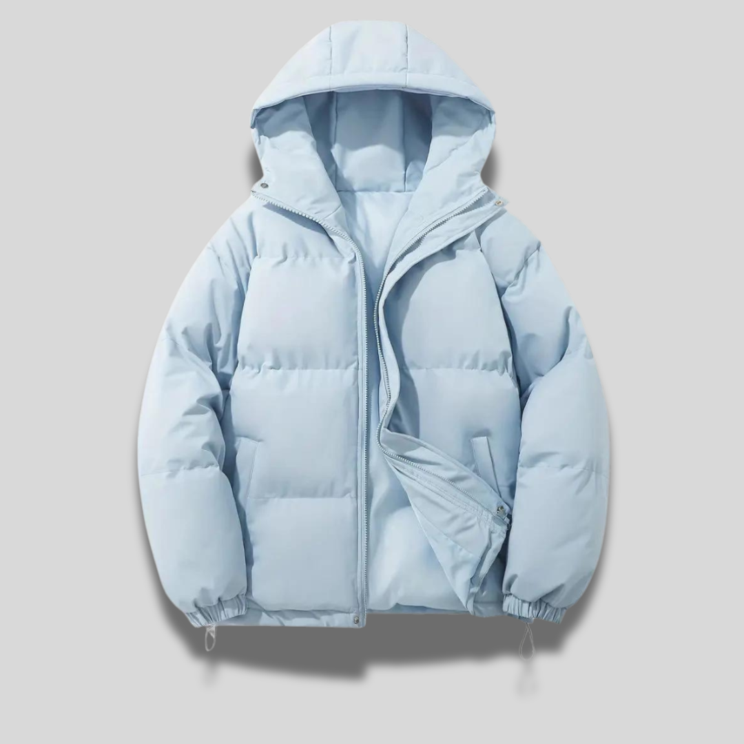Damen Bomberjacke mit Kapuze Hochwertiger Stoff Stilvolles Design