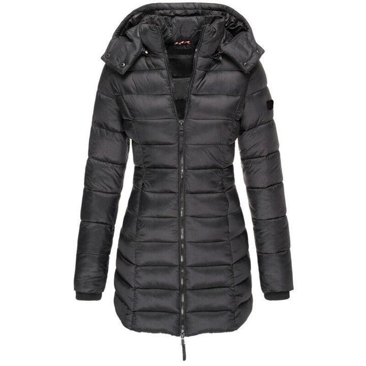 Damen Daunenjacke Lang Warm Stilvoll