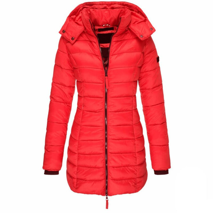 Damen Daunenjacke Lang Warm Stilvoll