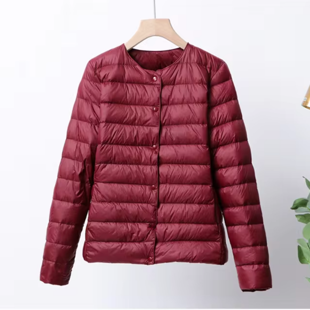 Damen Daunenjacke Leicht Elegant