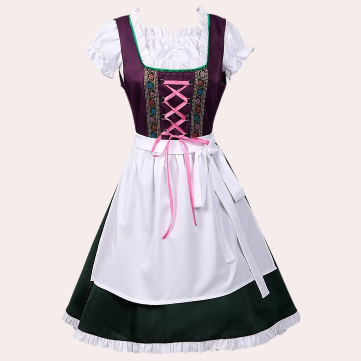 Women's Dirndl Dress Cotton Elegance Traditional Dress for Festivals