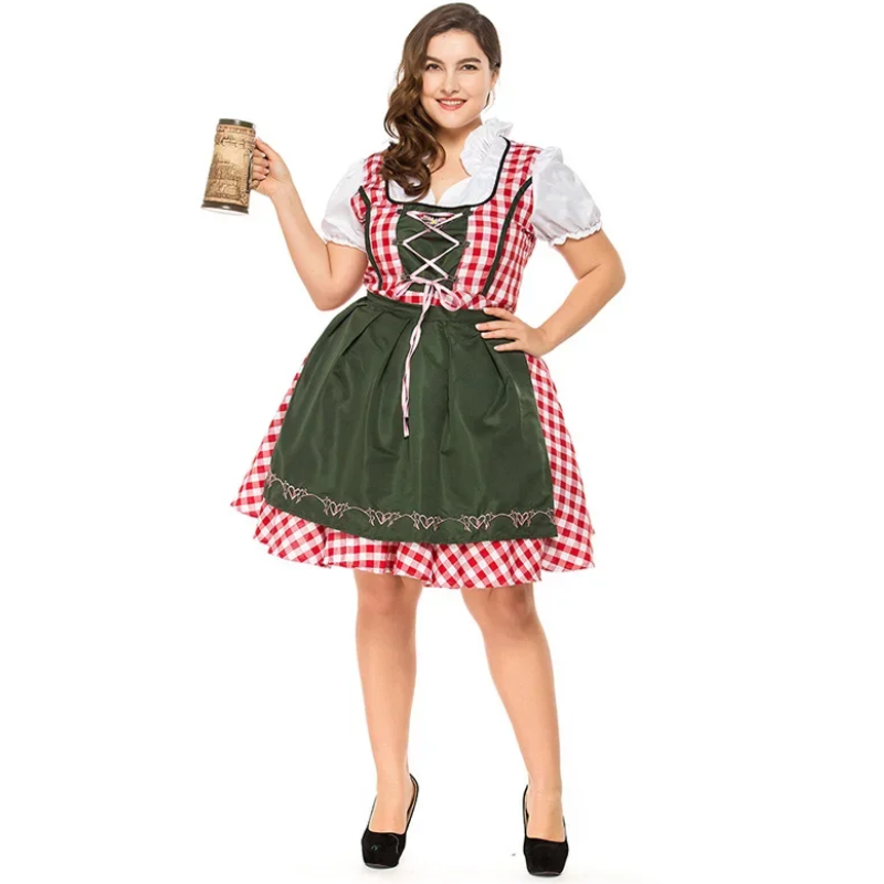 Women's Festive Dress with Playful Bow Closure and Elegant Embroidery