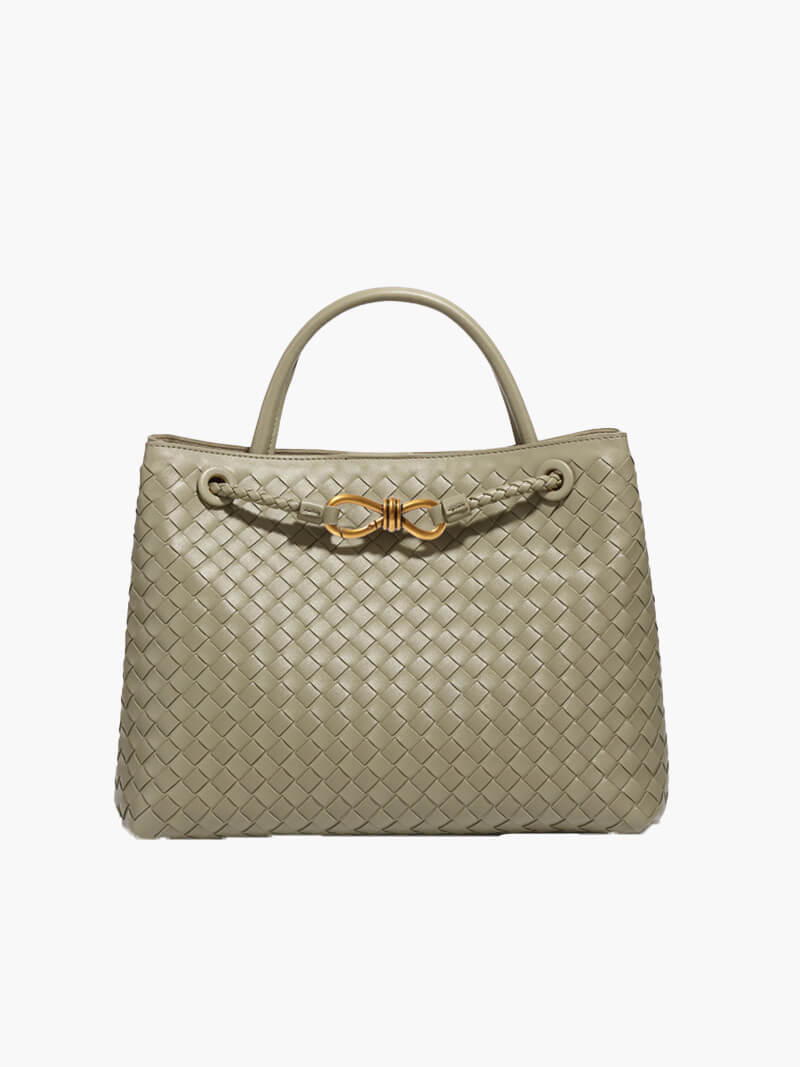 Damen Handtasche Gewebt Strukturierte Eleganz