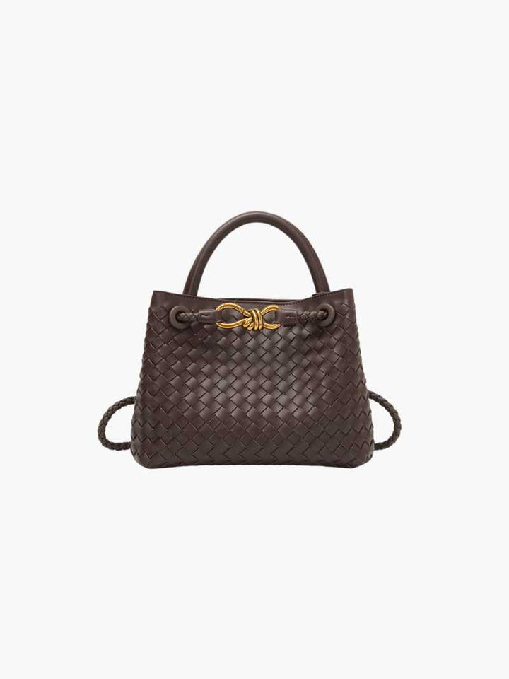 Damen Handtasche Gewebt Strukturierte Eleganz