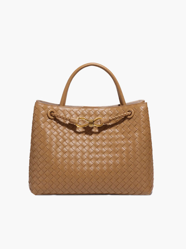 Damen Handtasche Gewebt Strukturierte Eleganz