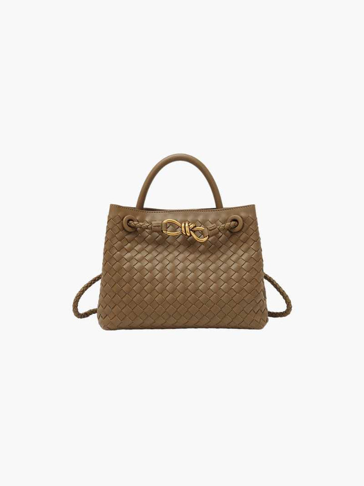 Damen Handtasche Gewebt Strukturierte Eleganz