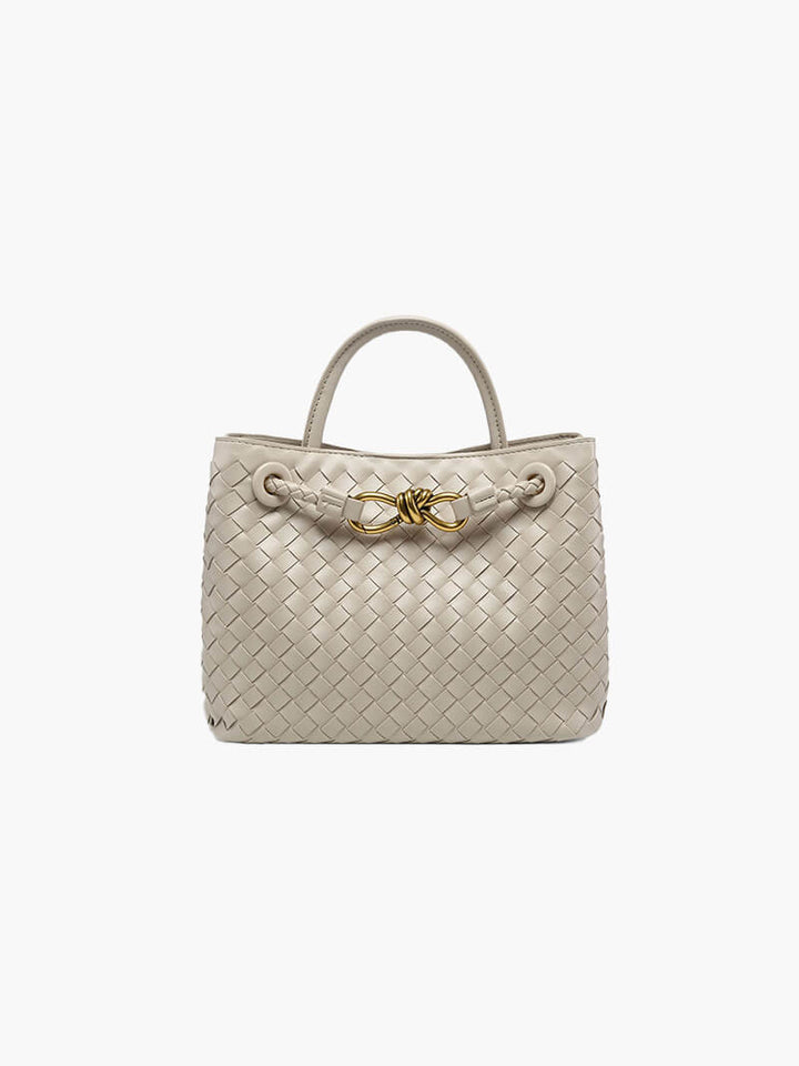 Damen Handtasche Gewebt Strukturierte Eleganz