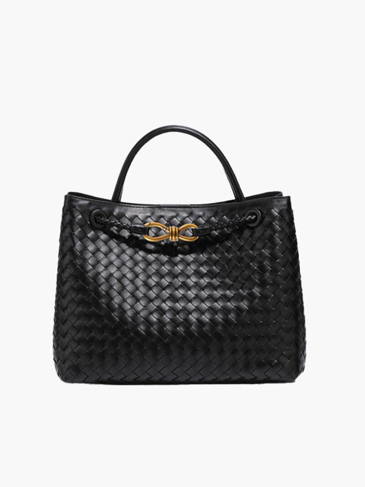 Damen Handtasche Gewebt Strukturierte Eleganz
