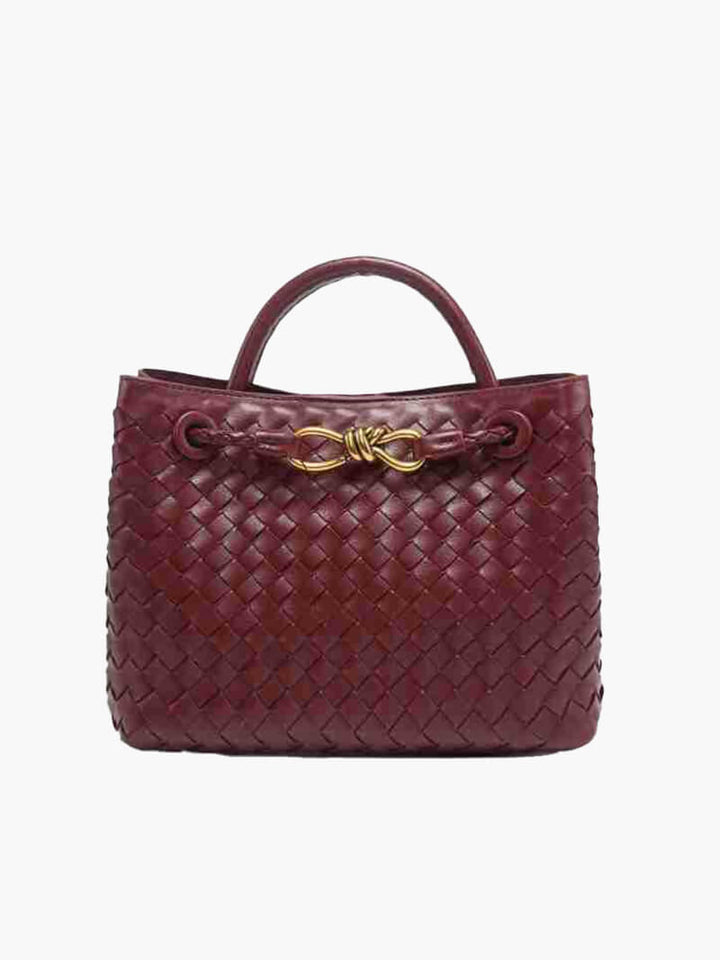 Damen Handtasche Gewebt Strukturierte Eleganz