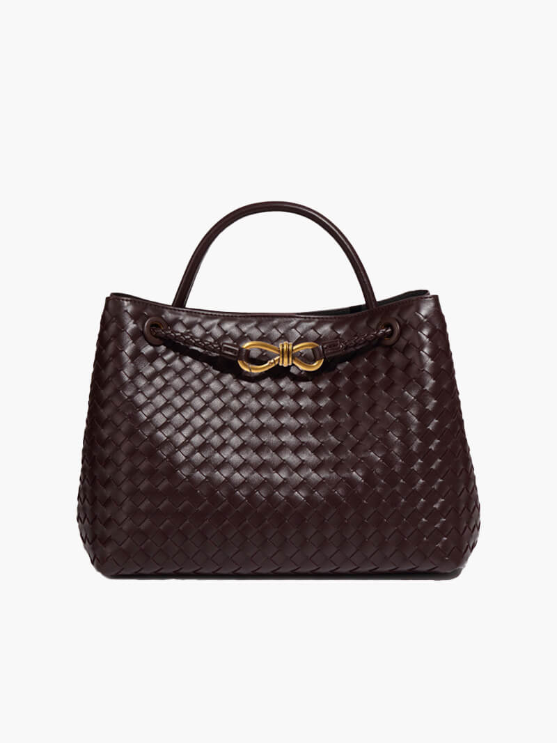 Damen Handtasche Gewebt Strukturierte Eleganz
