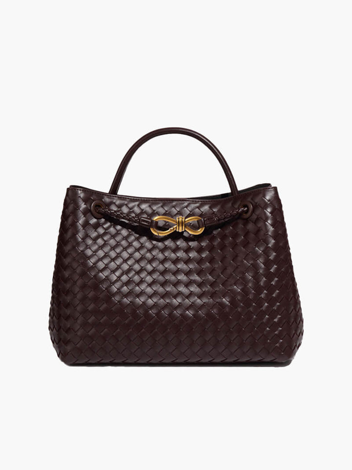 Damen Handtasche Gewebt Strukturierte Eleganz