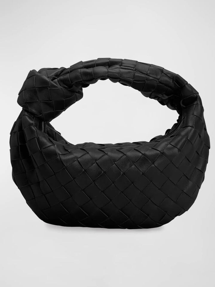 Damen Handtasche Kunstleder Mini Stilvoll mit Gitterdetails 2