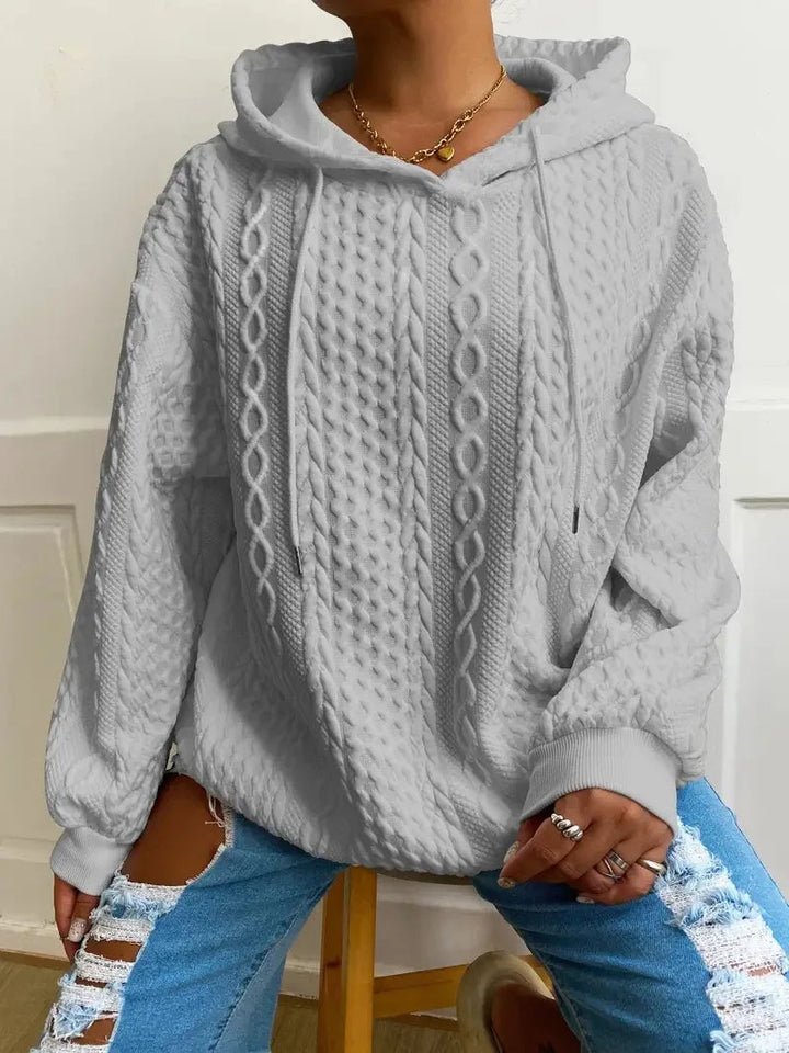 Sweat à capuche femme en coton coupe ample avec capuche
