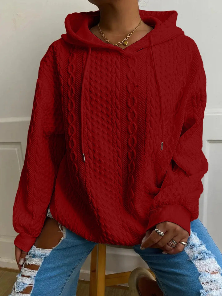 Sweat à capuche femme en coton coupe ample avec capuche