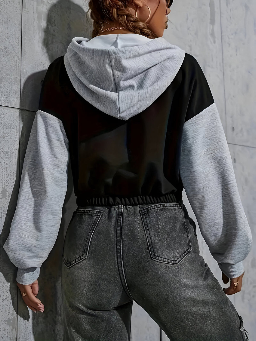 Damen Hoodie Kapuzenpullover Leicht Stilvoll